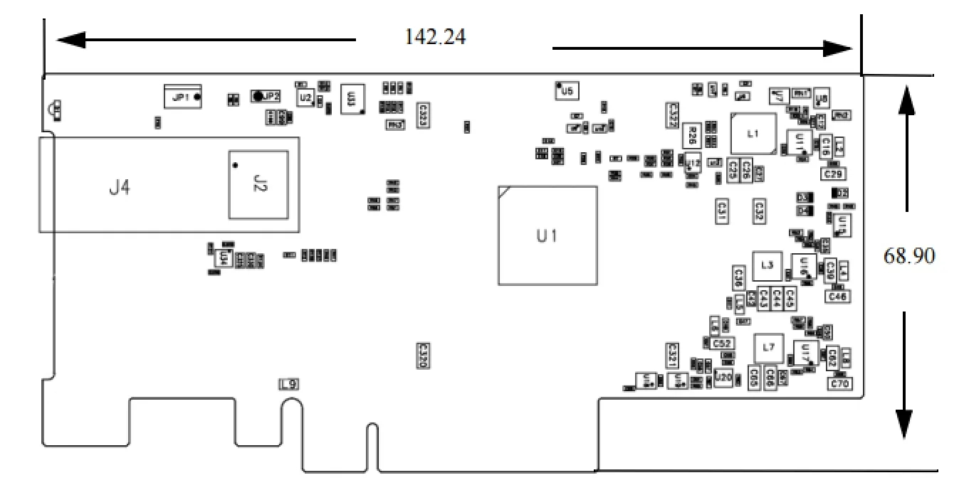 Nvidia 900-9X426-0054-Sq0 MCX414A-Bcat Connectx-4 En Карта сетевого интерфейса, 40/56gbe Двухпортовый Qsfp28, Pcie3.0 X8, Высокая скоба 0