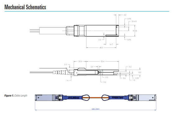 кабель MC220731V-010 IB FDR 10m QSFP+ Mellanox AOC вверх по VPI к 56Gb/S