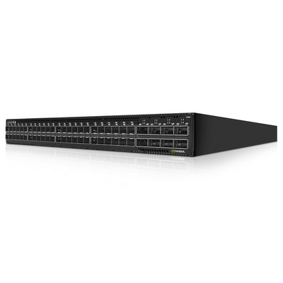 Линукс кумулюса переключателя сети MSN2410-CB2FC Mellanox sN2410Mellanox 48 SFP28 переносит 8 портов QSFP28