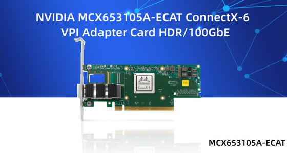 карта сети MCX653105A-ECAT-SP 10gb Mellanox MCX653106A-ECAT
