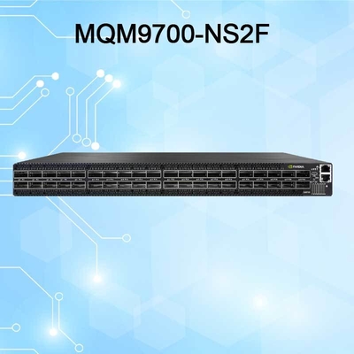 MQM9790-NS2F Mellanox Network Switch P2C Airflow 64 Порт NDR 32 Порт OSFP Неуправляемый