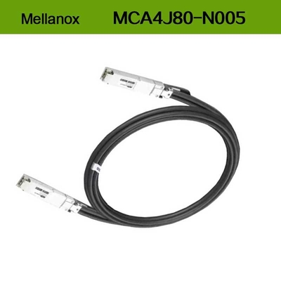 Mellanox DAC кабель MCA4J80-N005 Активный медный кабель IB Twin Port NDR 800Gb/s OSFP 5 метров