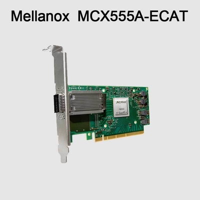 Переходник EDR/100GbE карты сети ConnectX-5 MCX555A-ECAT Mellanox VPI