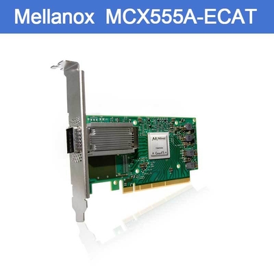 Переходник EDR/100GbE карты сети ConnectX-5 MCX555A-ECAT Mellanox VPI