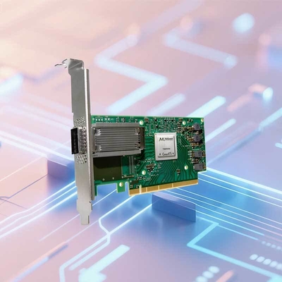 Переходник EDR/100GbE карты сети ConnectX-5 MCX555A-ECAT Mellanox VPI