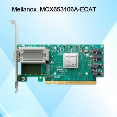 100 г HDR Infiniband Mellanox 100 гб Nic Сетевой интерфейс QSFP56 MCX653106A-ECAT