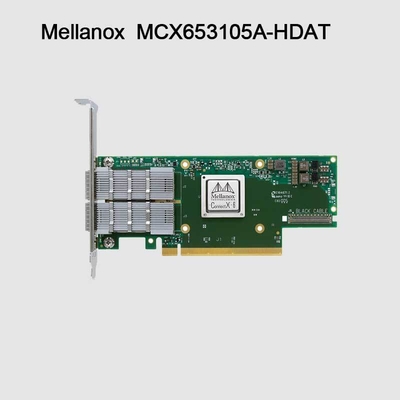 сетевой интерфейс MCX653105A-HDAT ConnectX-6 Nic карты 200GbE Mellanox Sfp Pcie