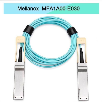 Кабель QSFP Mellanox AOC на основе VCSEL MFA1A00-E030 IB EDR до 100 Gb/S