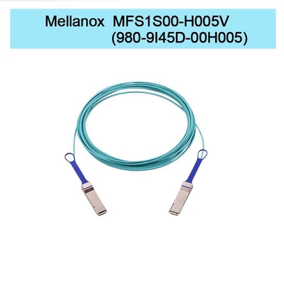 MFS1S00-H005V ((980-9I45D-00H005) Aoc активный оптический кабель до 200Gb/S IB HDR QSFP56 5m