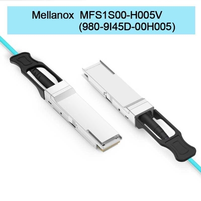 MFS1S00-H005V ((980-9I45D-00H005) Aoc активный оптический кабель до 200Gb/S IB HDR QSFP56 5m