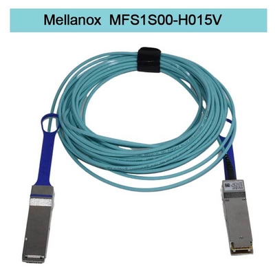 Соединения 100GbE 25GbE центра данных кабеля волокна кабеля MFS1S00-H015V Aoc Mellanox AOC DAC быстрые эффективные