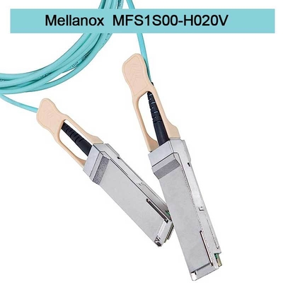 MFS1S00-H020V(980-9I45T-00H020) Кабель Mellanox AOC Ethernet 200GbE QSFP56 Активный оптический кабель кабели Infiniband