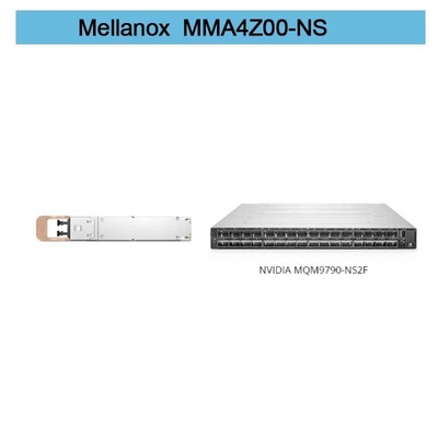 MMA4Z00-NS SFP+ MELLANOX Совместимый 800G 2xSR4 OSFP PAM4 850nm 50m InfiniBand NDR Модуль