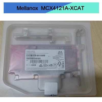 Гавань SFP28 PCIe3.0 X8 карты сети 10GbE EN Mellanox MCX4121A-XCAT ConnectX-4 Lx двойная