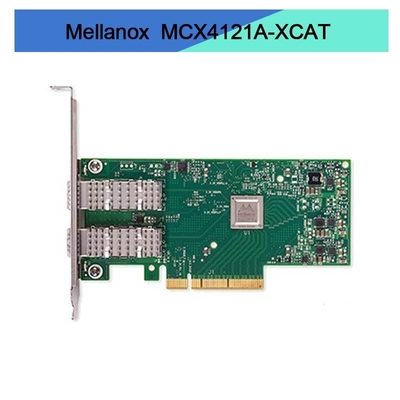 Гавань SFP28 PCIe3.0 X8 карты сети 10GbE EN Mellanox MCX4121A-XCAT ConnectX-4 Lx двойная