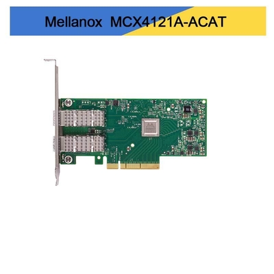 Карта MCX4121A-ACAT сетевого интерфейса двойного порта SFP28 PCIe3.0 X8 EN 25GbE Mellanox ConnectX-4 Lx