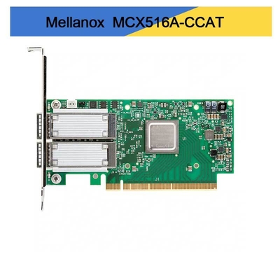 CX516A ConnectX-5 100GbE MCX516A-CCAT Двойной порт QSFP28 PCI-E адаптер
