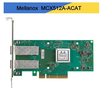 MCX512A-ACAT Mellanox ConnectX-5 EN Карта сетевого интерфейса 10/25GbE с двумя портами SFP28