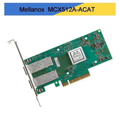 MCX512A-ACAT Mellanox ConnectX-5 EN Карта сетевого интерфейса 10/25GbE с двумя портами SFP28