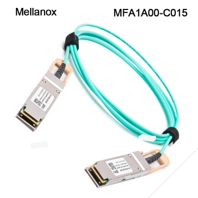 кабель ethernet MFA1A00-C015 15m 100GbE QSFP LSZH Mellanox AOC