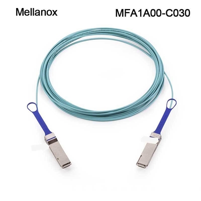 Активное оптически AOC Mellanox 100GbE привязывает MFA1A00-C030 QSFP LSZH 30m