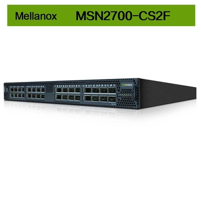 MSN2700-CS2F Mellanox Switch Spectrum основанная на 32 портах 100GbE открытая платформа Ethernet