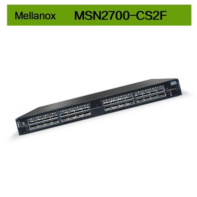 MSN2700-CS2F Mellanox Switch Spectrum основанная на 32 портах 100GbE открытая платформа Ethernet