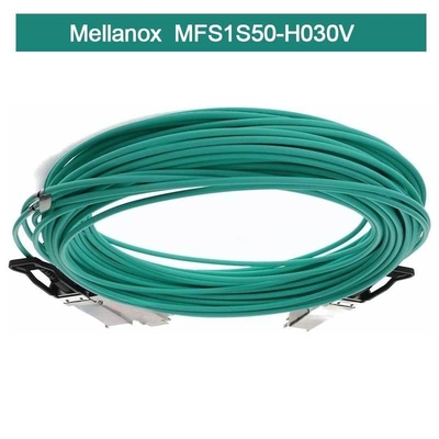Infiniband Mellanox AOC MFS1S50-H030V VPI HDR & ETH 2x100Gb/S 30M QSFP56 новый и оригинальный