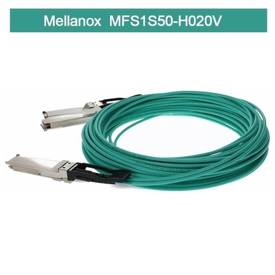 Разветвитель IB HDR MMF Mellanox AOC Cable MFS1S50-H020V (QSFP56 на 2xQSFP56)