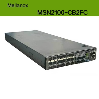 MSN2100-CB2FC Nvidia Spectrum 100gbe 1u Switch 1g Максимальная скорость Cumulus Linux 16 Qsfp28 Порты 2 AC Psus X86 2-ядерный короткий глубина P2c Airflow