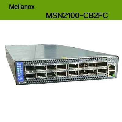 MSN2100-CB2FC Nvidia Spectrum 100gbe 1u Switch 1g Максимальная скорость Cumulus Linux 16 Qsfp28 Порты 2 AC Psus X86 2-ядерный короткий глубина P2c Airflow