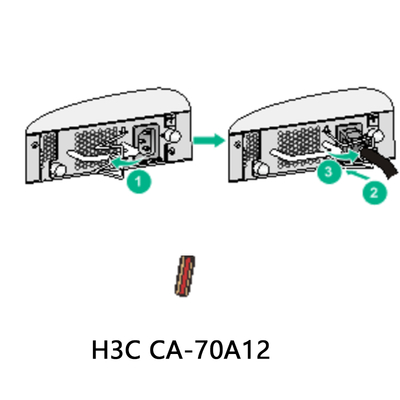 H3c Ca-70A12 Высокопроизводительный источник питания постоянного тока для устройств Картон 2.5A
