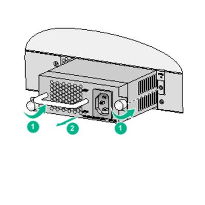 H3c Psr650c-12A Модуль питания переменного тока поддерживает 650 Вт.