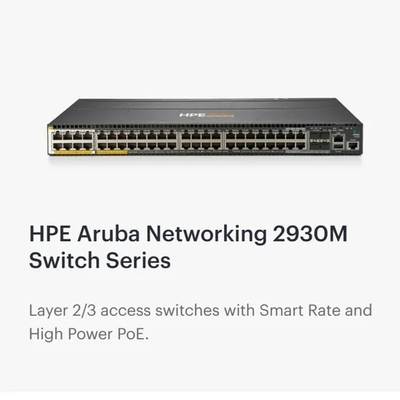 New Original Hpe Aruba Networking Switch Jl086A