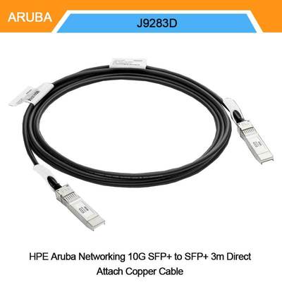 Hpe Aruba Networking 10g SFP+ к SFP+ 3m Медный кабель прямого соединения (J9283D)