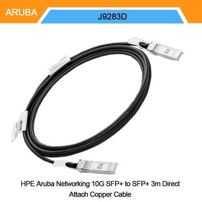 Hpe Aruba Networking 10g SFP+ к SFP+ 3m Медный кабель прямого соединения (J9283D)