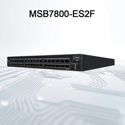 Быстрый ход переключателя сети IB Mellanox 100gb MSB7800-ES2F в центре даты