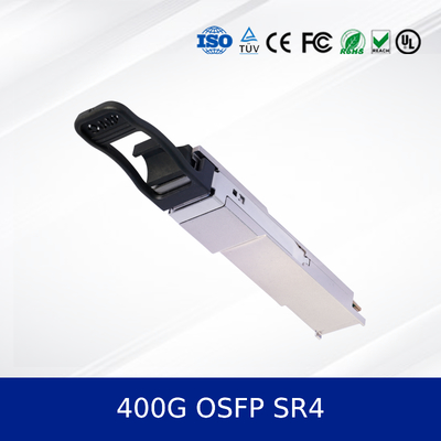 Модуль 400G OSFP SR4 оптического передатчика 100m OM4, MPO-12, CMIS 5.0 для Ethernet центра обработки данных