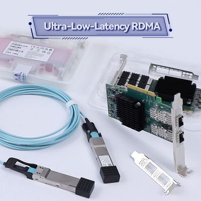 Карта PCIe переходника EN двойного порта 10 25gbe Sfp28 MCX512A-ACAT Mellanox Connectx 5 3,0 X8