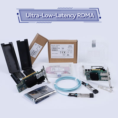 Nvidia MCX623436an-Cdab Connectx-6 Dx En Карта адаптера, 100 Gb, Ocp3.0, с управлением хостами, двумя портами Qsfp56, Pcie 4.0 X16, без крипто, Thumbscrew (Pull Tab)