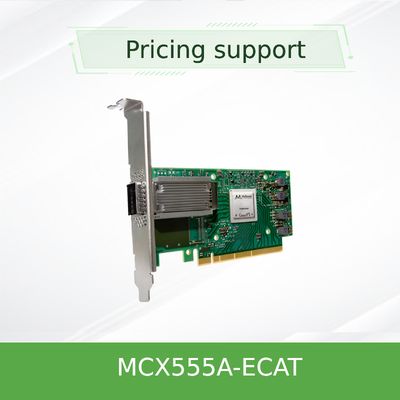 Высокоскоростная сетевая карта Connectx-5 EDR для сетей 100 Гбит/с MCX555A-Ecat