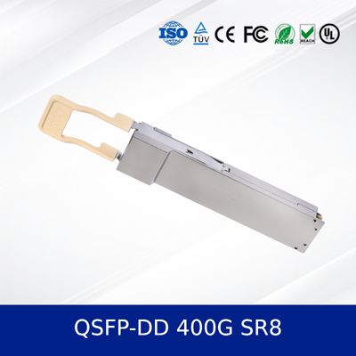 Модуль высокоскоростного QSFP-DD 400G SR8 оптического передатчика для центров обработки данных