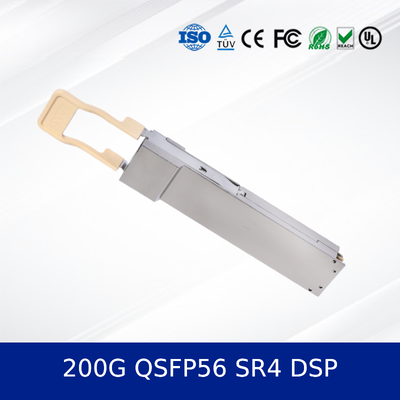 Модуль высокопроизводительного оптического передатчика Ethernet 200G QSFP56 SR4 DSP Новый