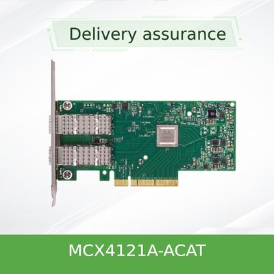 EN 25GbE SFP28 переходника ConnectX-4 Lx карты сети Mellanox карты локальных сетей MCX4121A-ACAT двойной