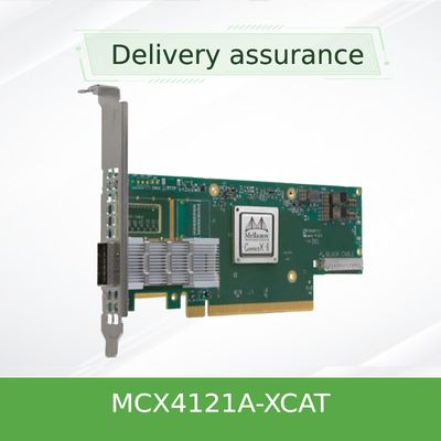 Карта сети 25Gbps mellanox MCX4121A-XCAT SFP28 QSFP28 для сервера