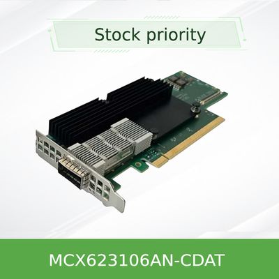 Карта сети MCX623106AN-CDAT EN 100GbE NIC ConnectX-6 Dx переходников локальных сетей QSFP56 Mellanox