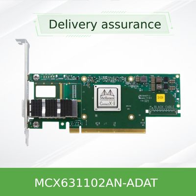 25GB гавань SFP28 PCIE 4,0 X8 карты сети MCX631102AN-ADAT Nic Mellanox двойная