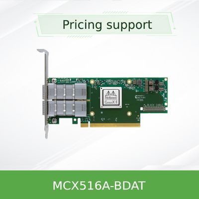 ConnectX-5 бывший порт QSFP28 4,0 X16 карты MCX516A-BDAT 40GbE 2x сетевого адаптера EN Mellanox