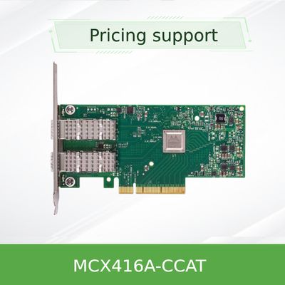 Nic Mellanox локальных сетей EN PCIe3.0 X16 ConnectX-4 чешет MCX416A-CCAT 100GbE QSFP28