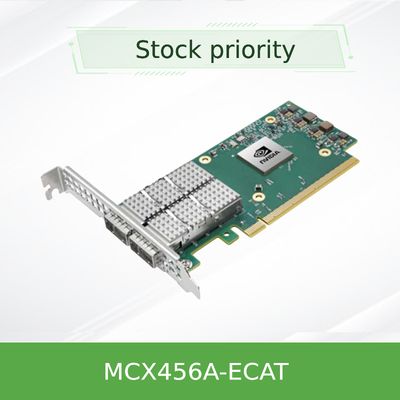 Новая оригинальная карта Nvidia MCX456A-Ecat Connectx-4 Infiniband/Ethernet